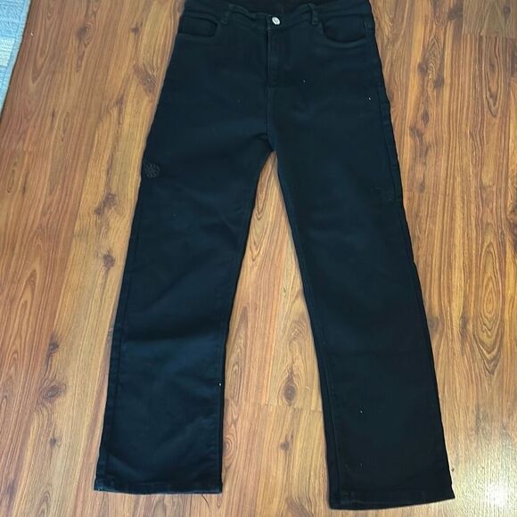 Dolce & Gabbana DG black stretch jeans ankle length high waisted size 32 vintage - Picture 3 of 6